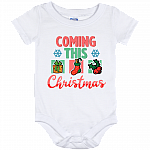Coming This Christmas Baby Onesie - Baby Infant Bodysuit