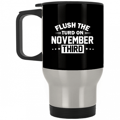 14 oz. Silver Travel Mug