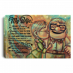 To My Wife You Are Braver Than You Believe Stronger Than You Seem Smarter Than You Think Framed Canvas - Unframed Poster