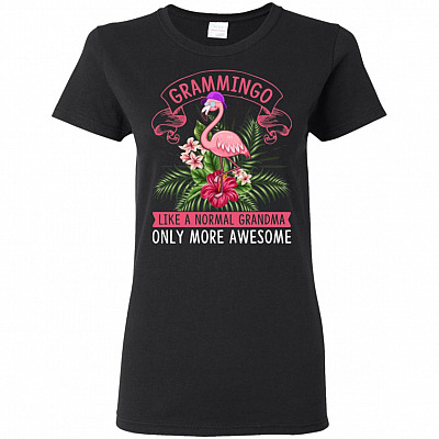 Grammingo Like a Normal Grandma Only More Awesome Ladies Shirt - Premium Ladies Triblend - Dolman Sleeve Shirt