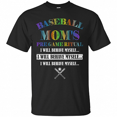 Baseball Moms Pre Game Ritual T-Shirt