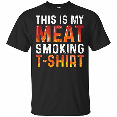 This Is My Meat Smoking T-Shirt - BBQ Smoked Gift Shirt
