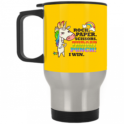 14 oz. Silver Travel Mug