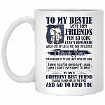 To My Bestie We've Been Friends For So Long #1 Ceramic Coffee Mug - Water Bottle - Color Changing Mug