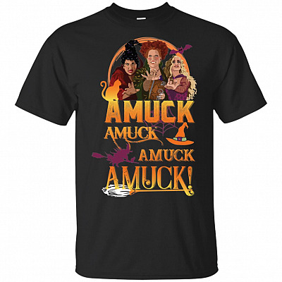 Amuck#Amuck#Amuck#Amuck Hocus Halloween T-Shirt
