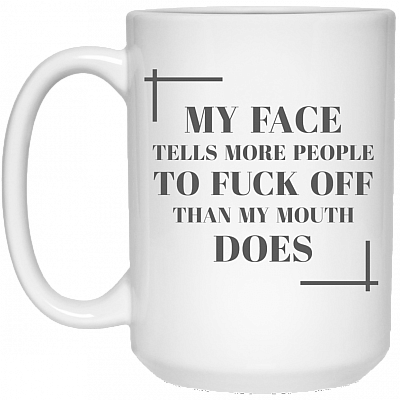 15 oz. White Mug