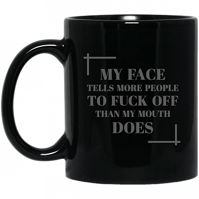 11 oz. Black Mug