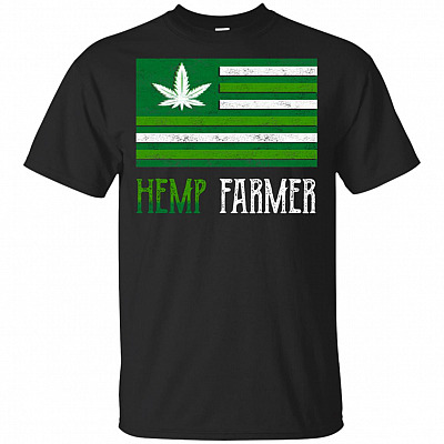 Hemp Farmer T-Shirt - Farming Organic Horticulture Shirt