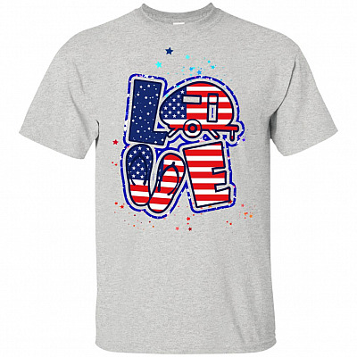 Happy Camper Fourth 4th Of July Holiday Camping T-Shirt - Proud Camper America USA Flag Independence Day Tee Shirt