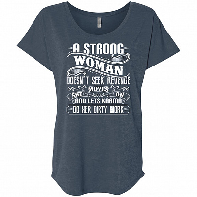 Ladies Triblend Dolman Sleeve