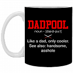 Dad-pool Like a Dad Only Cool-er Ceramic Coffee Mug - Beer Stein -Water Bottle - Color Changing Mug