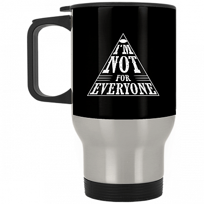 14 oz. Silver Travel Mug