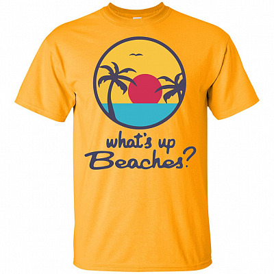 Alternative view of Whats Up Beaches T-Shirt - Funny Shirt