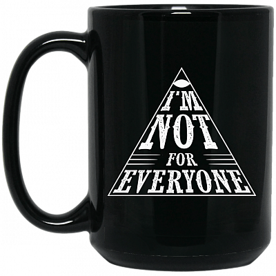 15 oz. Black Mug