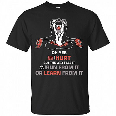 The Past Can Hurt But The Way I See It You Can Either Run From It Or Learn From It T-Shirt