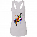 Kiss Lips LGBT Cotton Tank Top Tee - Racerback Tank Shirt