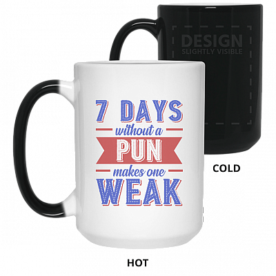 15 oz. Color Changing Mug