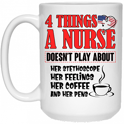 15 oz. White Mug