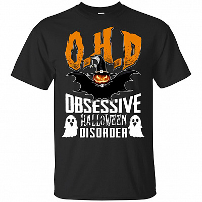 Funny OHD Obses-sive Halloween Disor-der T-Shirt - Halloween Holiday Pumpkin Gift