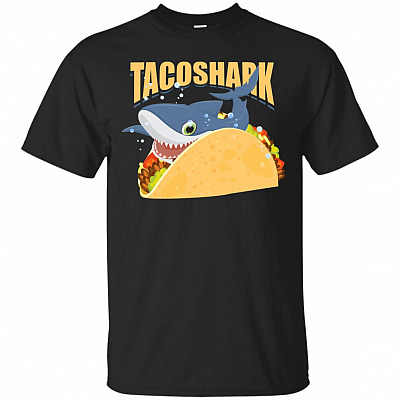 Taco Shark Funny T-Shirt