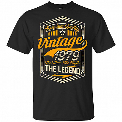 Vintage 1979 The Man The Myth The Legend T-Shirt - 197x T-Shirt - Hoodie - Sweatshirt