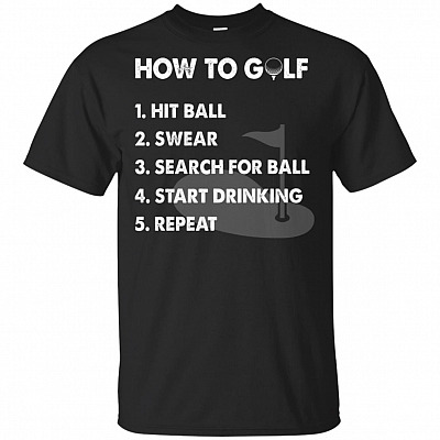 How To Goft T-Shirt - 5 Things To Goft Repeat V-Neck Shirt
