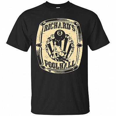 Faces inspired Richard's Pool Hall T-shirt - Pool Hall Richard Shirt