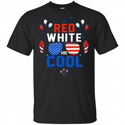 Red White And Cool 4th of July T-Shirt