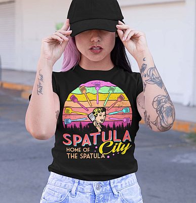 Alternative view of Spatula City Home Of The Spatula T-Shirt