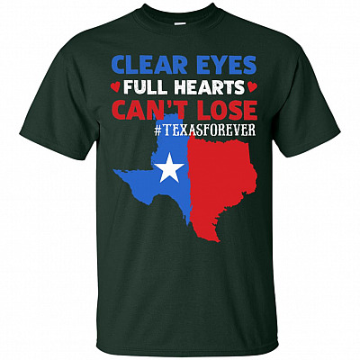 Alternative view of Texas Forever Shirt, Clear Eyes, Full Hearts, Can't Lose Shirt