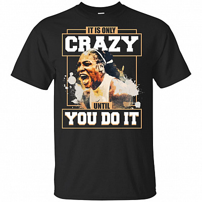 It is Only Crazy Until You Do It Feminism Empowerment Water Colour T-Shirt - V-Neck Shirt