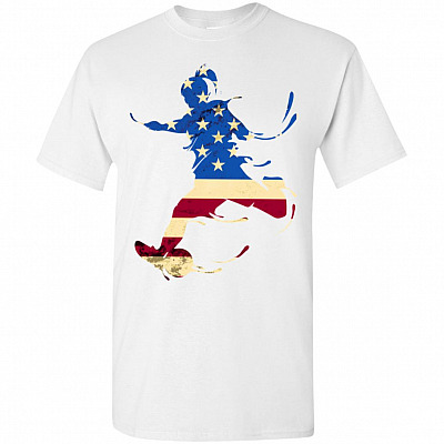 USWNT USA Flag Soccer Girl US Women's Soccer World Football Cup Champion Jersey T-Shirt