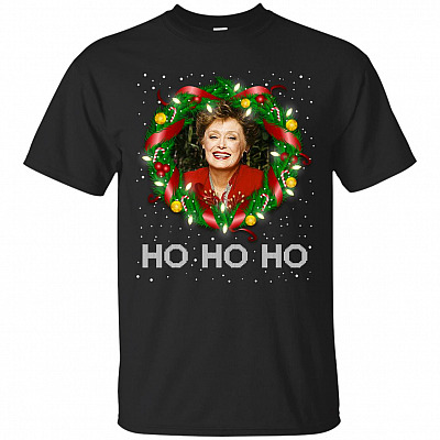 Blanche Ho Ho Ho Christmas Golden Christmas T-Shirt