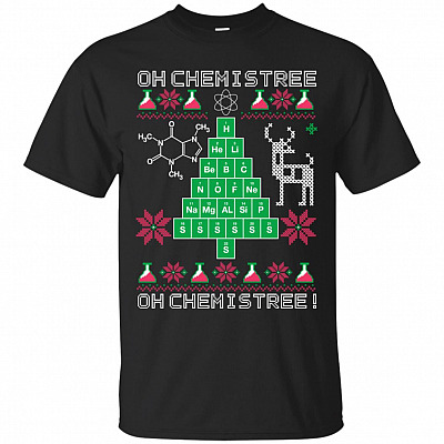 Oh Chemistree Oh Chemistree Ugly Christmas T-Shirt