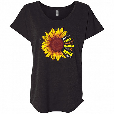 Ladies Triblend Dolman Sleeve