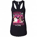 Rock Out With Your Flock Out This Christmas In July Cotton Tank Top Tee - Ladies Racerback Tank