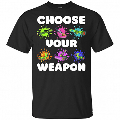 Choose your Weapon Inkling Splat Gun T-Shirt