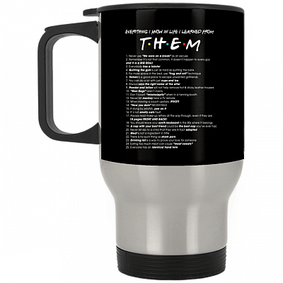 14 oz. Silver Travel Mug