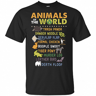Animals Of The World T-Shirt - Youth Shirt