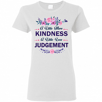 A Little More Kindness A Little Less Judgement Ladies T-Shirt - Premium Ladies Triblend Dolman Sleeve Shirt
