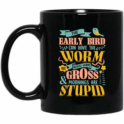 11 oz. Black Mug
