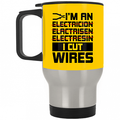 14 oz. Silver Travel Mug