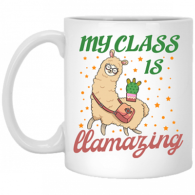 Class Is Llamazing Ceramic Coffee Mug - Travel Mug - Beer Stein - Stainless Water Bottle - Color Changing Mug