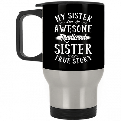 14 oz. Silver Travel Mug