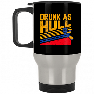 14 oz. Silver Travel Mug