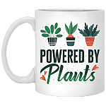 Powered By Plants Ceramic Coffee Mug - Travel Mug - Beer Stein - Stainless Water Bottle - Color Changing Mug
