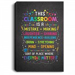 This Classroom Is A Mistake Making Laughter Sharing Framed Canvas - Unframed Poster