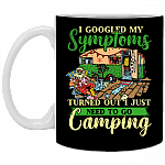I Googled My Symptoms Turned Out I Just Need To Go Camping Christmas Mug - Beer Stein- Water Bottle