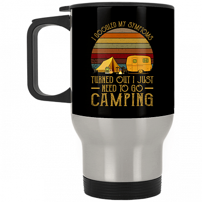 14 oz. Silver Travel Mug