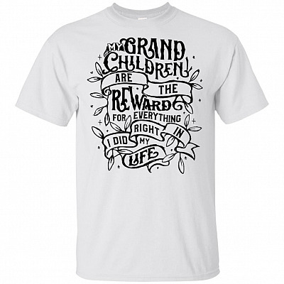 My Grandchildren Are The Re-ward For Everything I Did Right In My Life T-Shirt